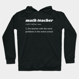 Funny Math Teacher Pun Hoodie